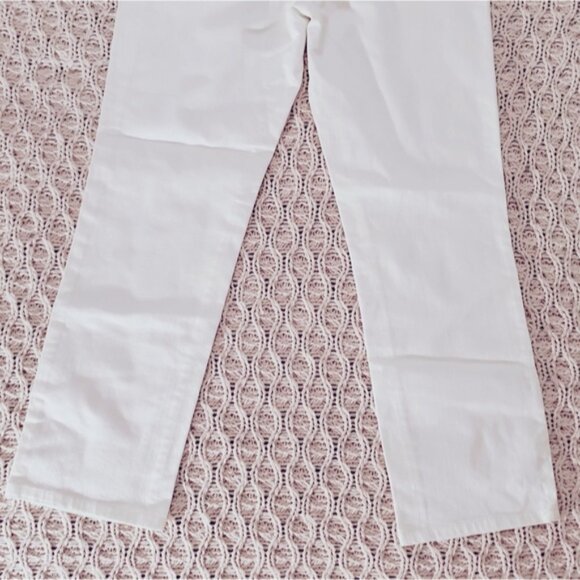 Vintage Premium CAMBIO "Norah" Comfy White Straight Jeans - Picture 13 of 16
